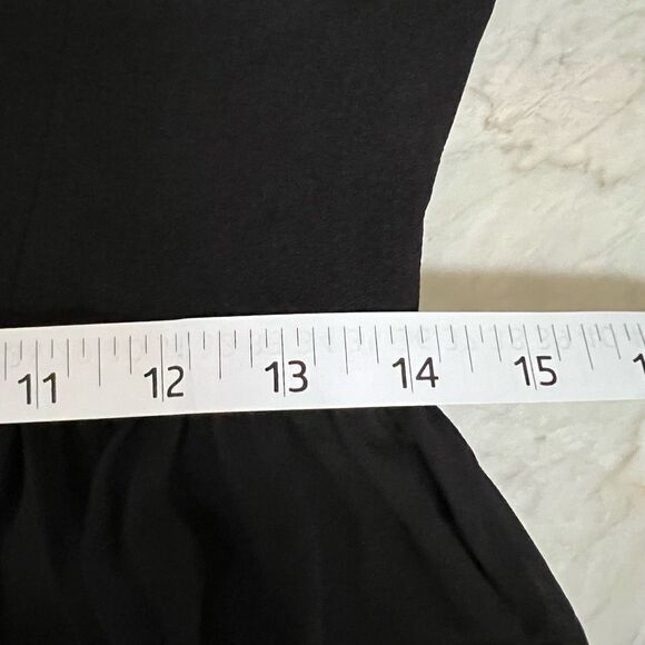 Dress the Population Corey Chiffon Fit & Flare Cocktail Dress black size M NWOT - Picture 8 of 9